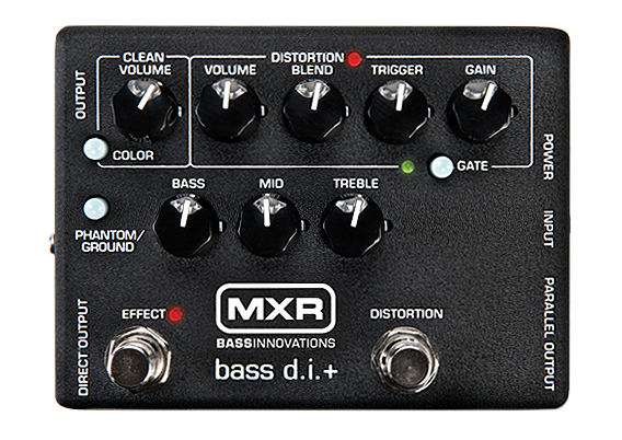 MXR / M80 Bass D.I.+ 〜歪み搭載（個別ON-OFF可）ベース用プリアンプ 