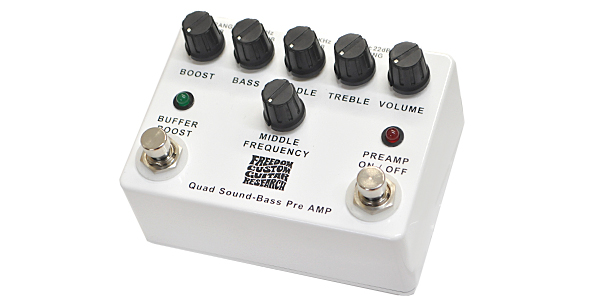 FREEDOM CUSTOM GUITAR RESEARCH / Quad Sound-Bass Preamp SP-BP-01 〜フリーダムのハイエンドプリアンプ